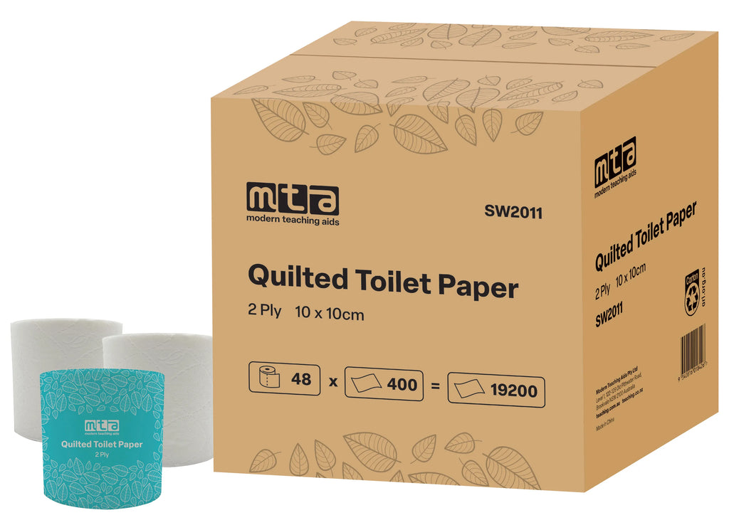 MTA Toilet Paper – 2Ply, 400 Sheets per Roll, Pack of 48 – CleanCo ...